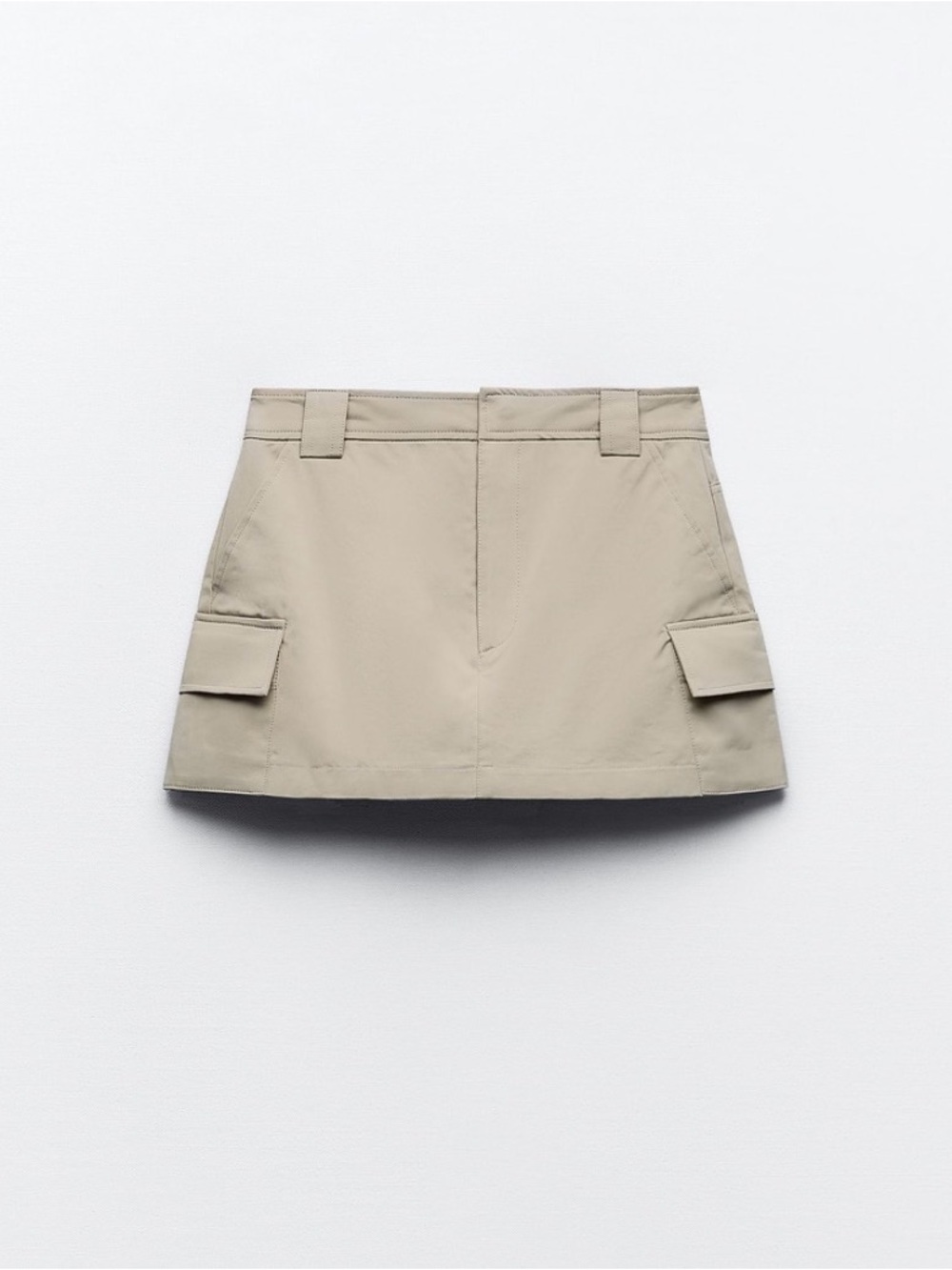 Zara khaki skort with pockets